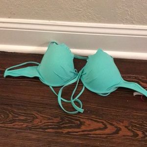 Sea foam green bikini top
